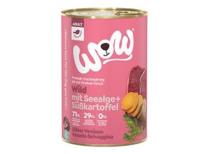 WOW konzerva Zvěřina s batáty Adult 800g