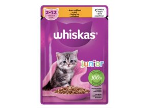 Whiskas kaps. Core Junior kuřecí v želé 85g