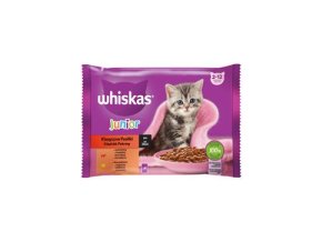 Whiskas kaps. Core Junior klas.výběr ve šťávě 4x85g