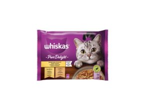 Whiskas kaps. Pure Delight drůbeží v želé 4x85g