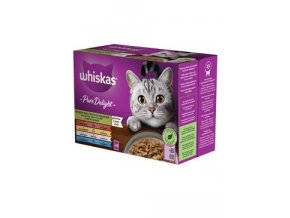 Whiskas kaps. Pure Delight mix v želé 12x85g