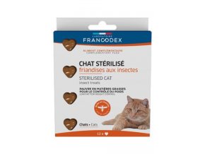 Francodex Pochout. Protein-Insect pro kastr.kočky 12ks