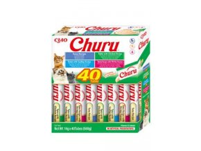 Churu Cat BOX Tuna Seafood Variety 40x14g