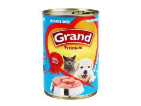 GRAND konz. štěně,kočka Delikates mas.směs 405g
