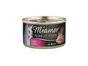 Miamor Cat Filet konzerva kuře+rýže v želé 100g