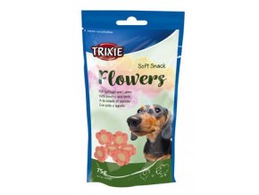 Trixie Flowers jehněč/kuřecí kytičky pro psy 75g TR