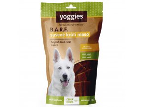 Yoggies Sušené krůtí maso pro psy (proužky) 50g Pamlsek pro psy