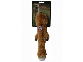 Hračka pes Liška pískací 61cm Skinneeez