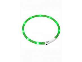 Obojek USB Visio Light 70cm zelený Karlie