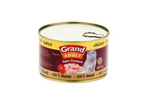 GRAND konz. Superpremium kočka kuřecí 405g