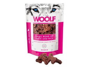 WOOLF pochoutka small bone of duck and rice 100g