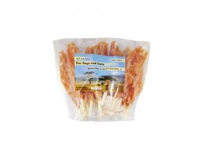 Pochoutka Kuřecí filety na tyčce z buvolí kůže18cm500g