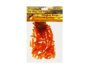 Pochoutka Kuřecí proužky poloměkké 4cm 80g