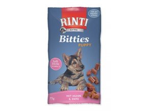 Rinti Dog Extra Bits Puppy pochoutka kuře+kachna 75g