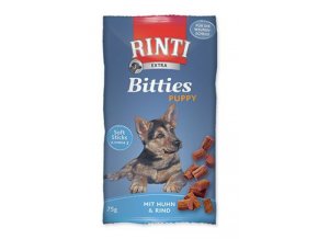 Rinti Dog Extra Bits Puppy pochoutka kuře+hovězí 75g