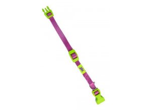 Obojek nylon CLUB C 32cmx10mm světle fialový FP 1ks