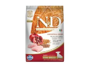 N&D LG DOG Puppy Mini Chicken & Pomegr 7kg