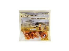 Pochoutka Tresčí kroužky s kuřecím masem měkké 230g