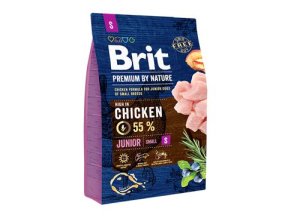 Brit Premium Dog by Nature Junior S 3kg