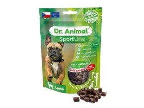 Pochoutka Dr. Animal Sportline jehněčí 100g