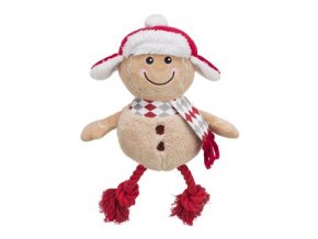 Vánoční hračka pes Xmas GINGERBREAD plyš/bavlna 34cmTrixie