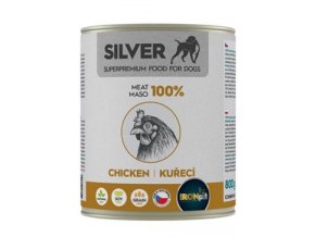 IRONpet Silver Dog Chicken konzerva 800g