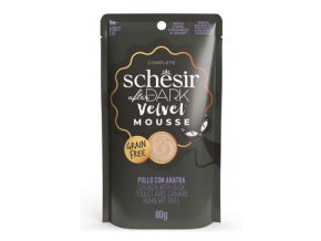 Schesir Cat kapsa After Dark Velv.Mousse kuře/kachn80g