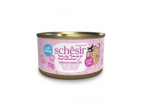Schesir Cat konz. Kitten Wholefood kuře/játra 70g
