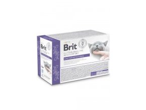 Brit VD Cat Pouch fillets in Gravy Gastrointest 12x85g