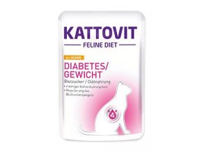 Kattovit Cat Diabetes/Gewicht kuře kapsa 85g