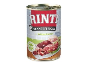 Rinti Dog Kennerfleisch konzerva Adult divočák 400g