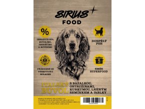 Sirius Food Superfood 65 dospělý pes italský buvol s bazalkou