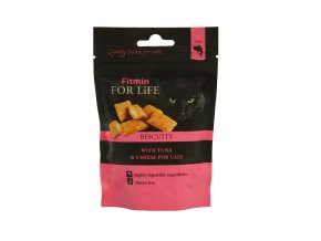 Fitmin For Life Tuňákové polštářky pamlsek pro kočky 50 g