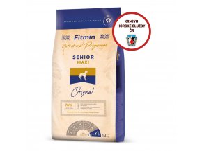 Fitmin Maxi Senior krmivo pro velké psy 12 kg