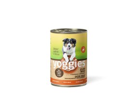 400g yoggies jeleni konzerva s pohankou a brusinkami