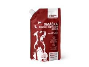 Omacka pro psy hovezi 150ml
