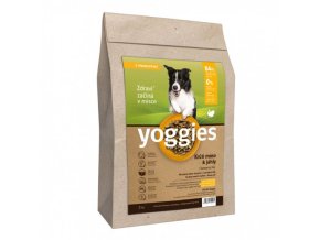 Yoggies krůtí maso&jáhly, granule lisované za studena s probiotiky (Hmotnost 2kg)