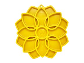 SodaPup Mandala, nylonová senzorická miska (Barva žlutá)