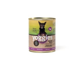 Yoggies kachní konzerva s hruškou a jáhlami (Hmotnost 800g)