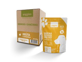 Balení vařené Krůtí maso s pohankou (Hmotnost 10x150g)