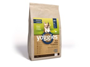 Yoggies Kozí maso&zelenina, hypoalergenní minigranule lisované za studena s probiotiky (Hmotnost 5kg)