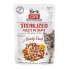 Brit Care Cat Fillets in Gravy Steril. Hearty Duck 85g