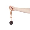 Hračka Dog ball on rope | oranžová/černá (Velikost 70x70 mm)