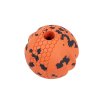 Míček Dog ball | oranžová/černá (Velikost 70x70 mm)