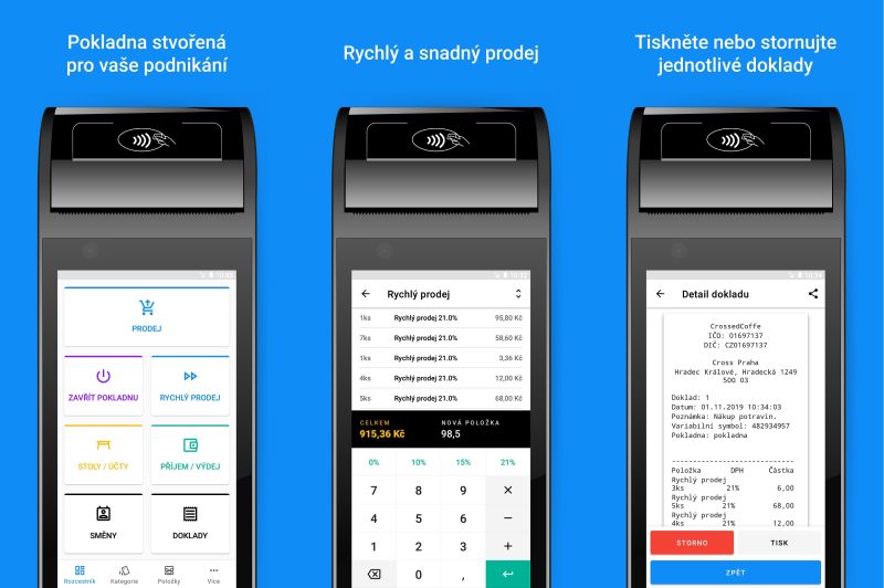 Platební terminál s aplikací miniPOS - ZOPER.cz