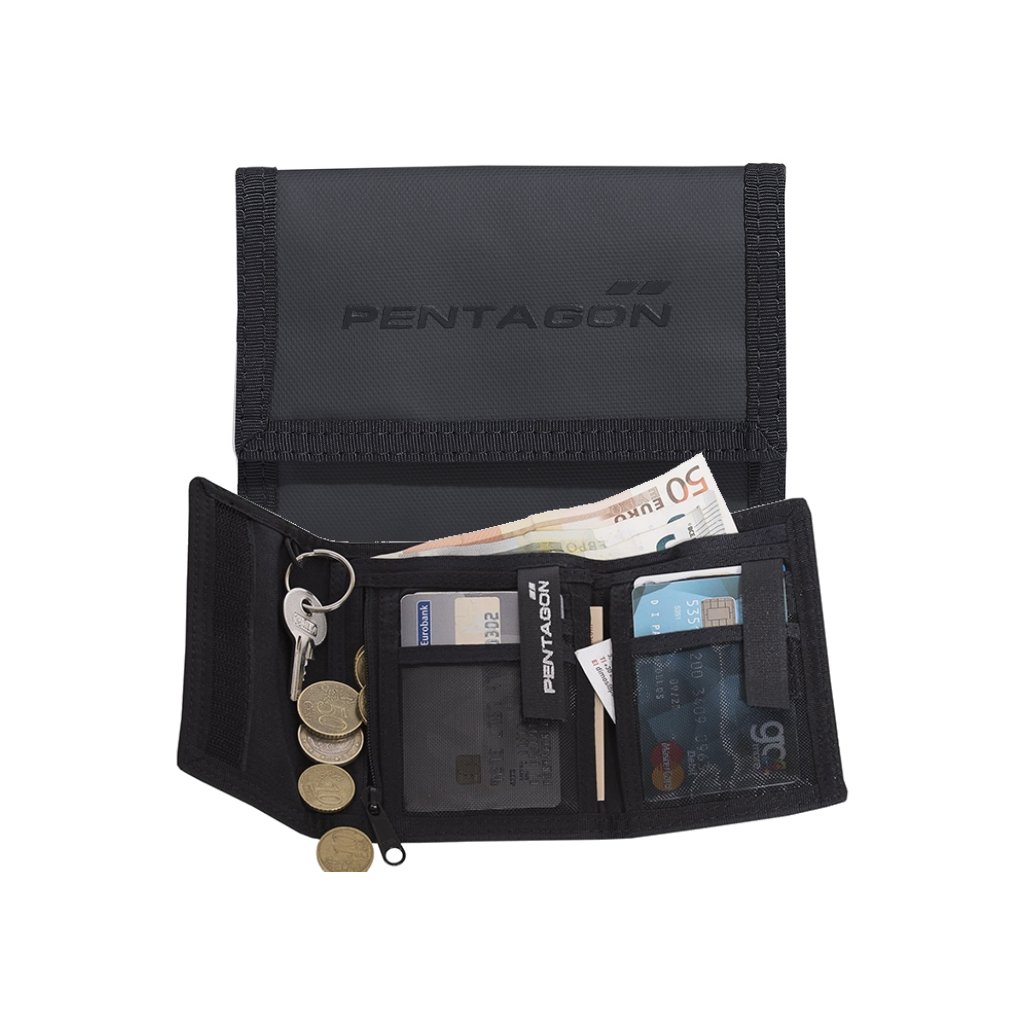 Pentagon Stater 2.0 Stealth Edition, pánska peňaženka čierna
