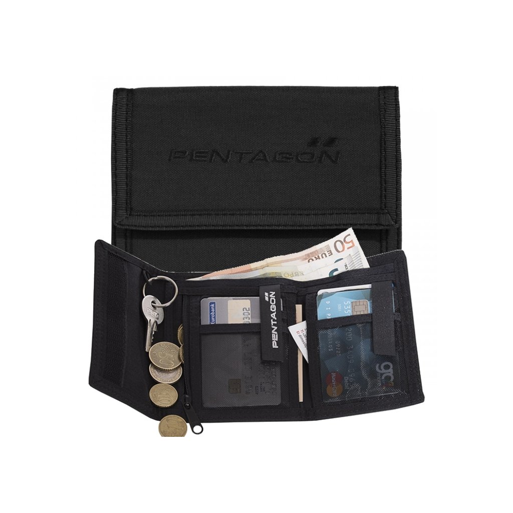 Pentagon Stater 2.0 Cordura pánska peňaženka čierna