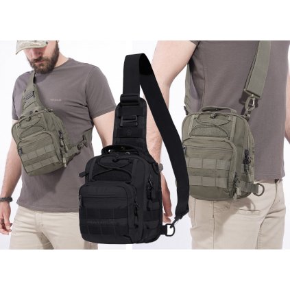 Taška kapsa cez rameno PENTAGON UCB 2.0 Čierna