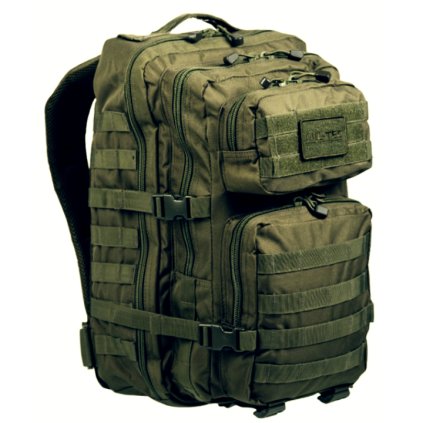 Miltec Assault Backpack Large, rybársky ruksak batoh zelený olivový 36l
