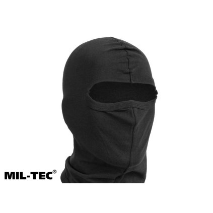 Miltec Feinripp kukla čierna s 1 otvorom, zortex sk
